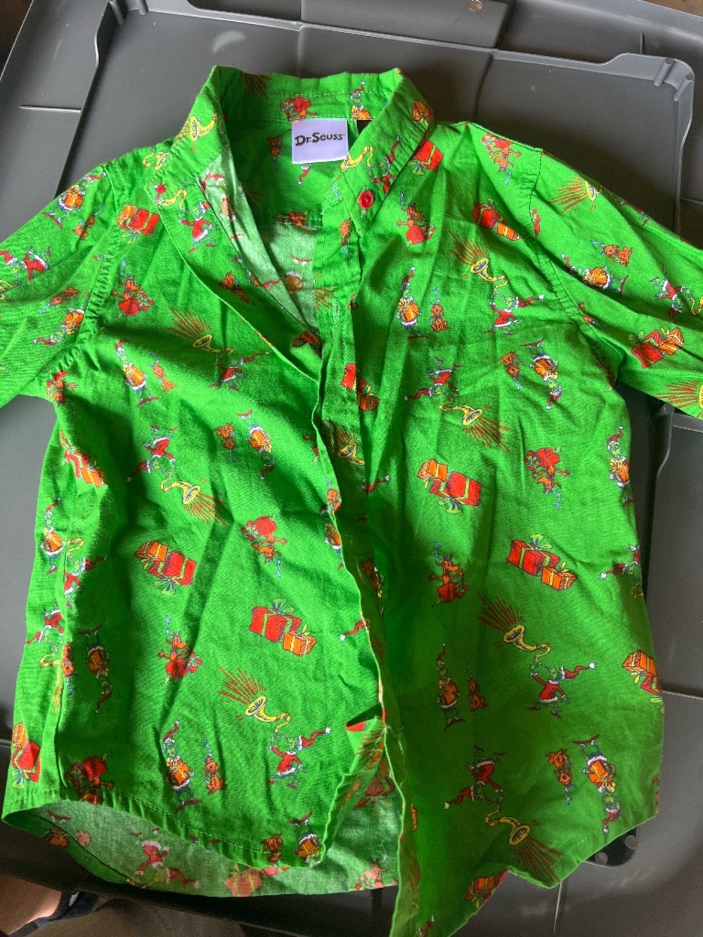 Dr Seuss Christmas Shirt with Jeans